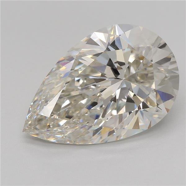 4.50ct H VS2 Rare Carat Ideal Cut Pear Lab Grown Diamond