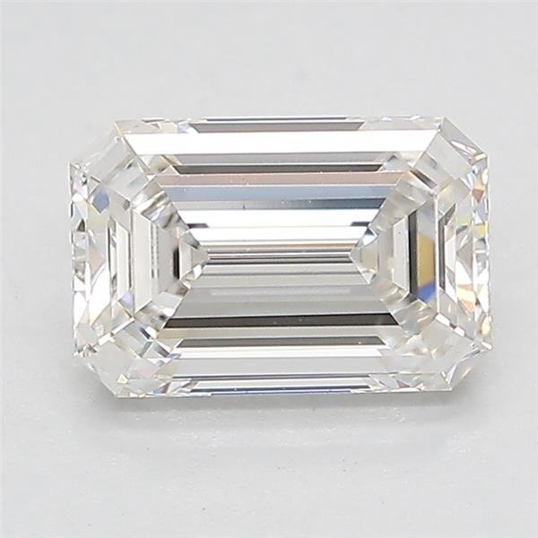 1.60ct F VS1 Rare Carat Ideal Cut Emerald Lab Grown Diamond