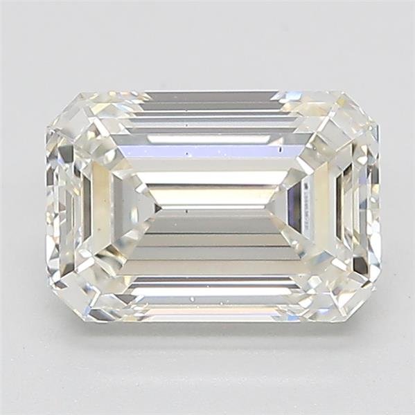 1.62ct H VS1 Rare Carat Ideal Cut Emerald Lab Grown Diamond