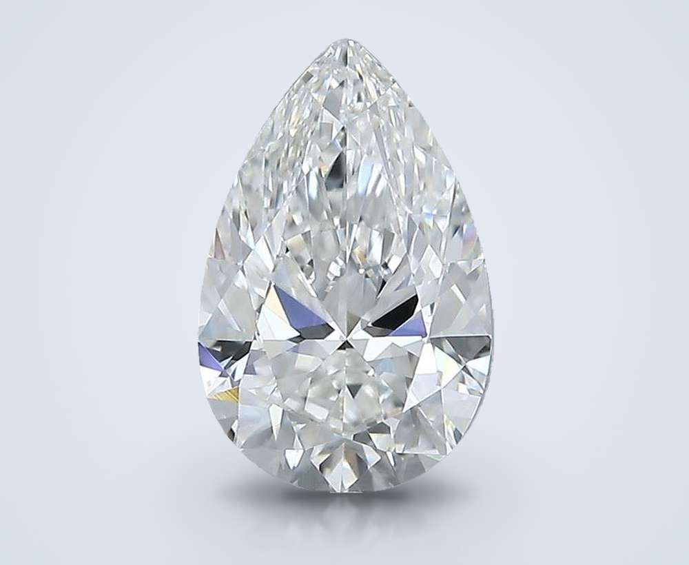 1.00 Carat Pear Natural Diamond