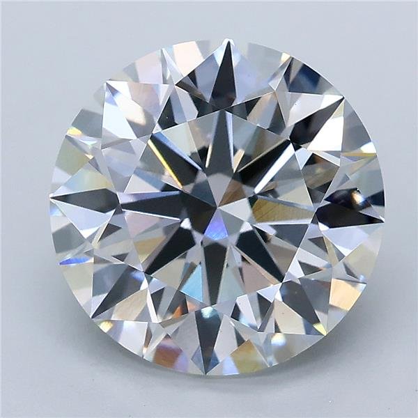 4.41ct E VVS2 Rare Carat Ideal Cut Round Lab Grown Diamond