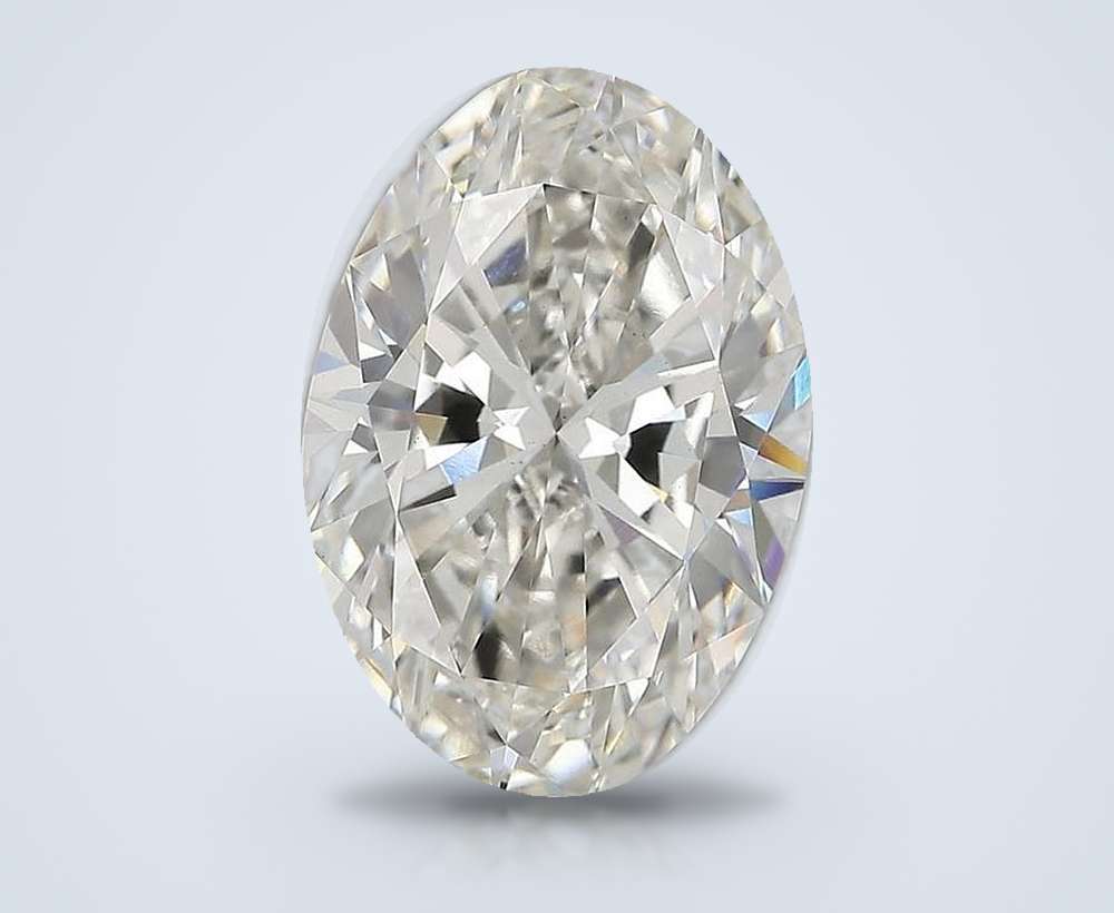 5.50 Carat Oval Lab Diamond