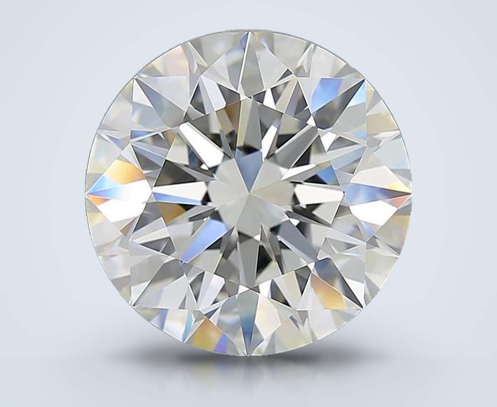 6.37 Carat Round Natural Diamond