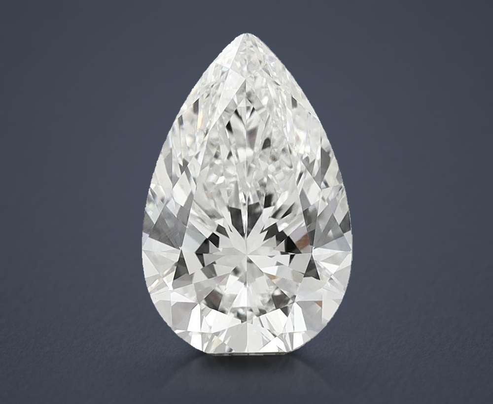 7.22 Carat Pear Lab Diamond