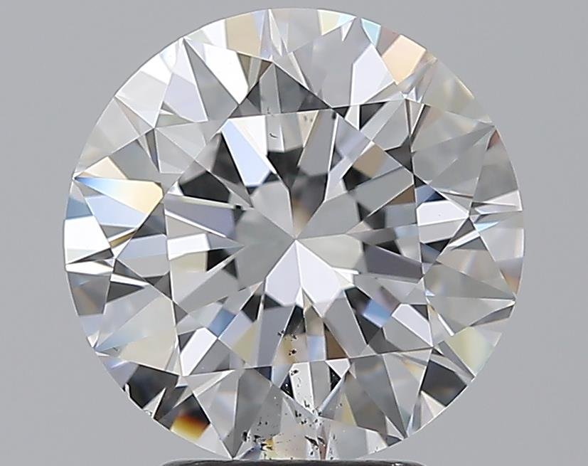 3.21ct D SI1 Rare Carat Ideal Cut Round Diamond