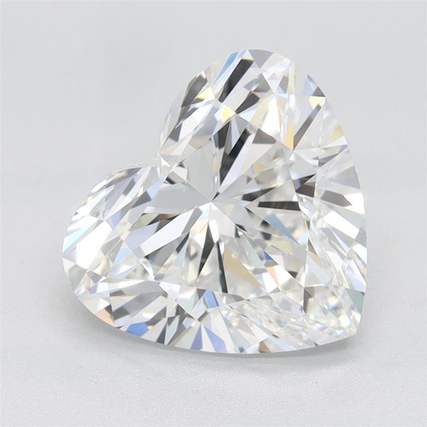 2.14ct F VVS1 Rare Carat Ideal Cut Heart Lab Grown Diamond