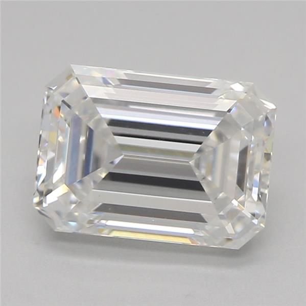 1.29ct E VS1 Rare Carat Ideal Cut Emerald Lab Grown Diamond
