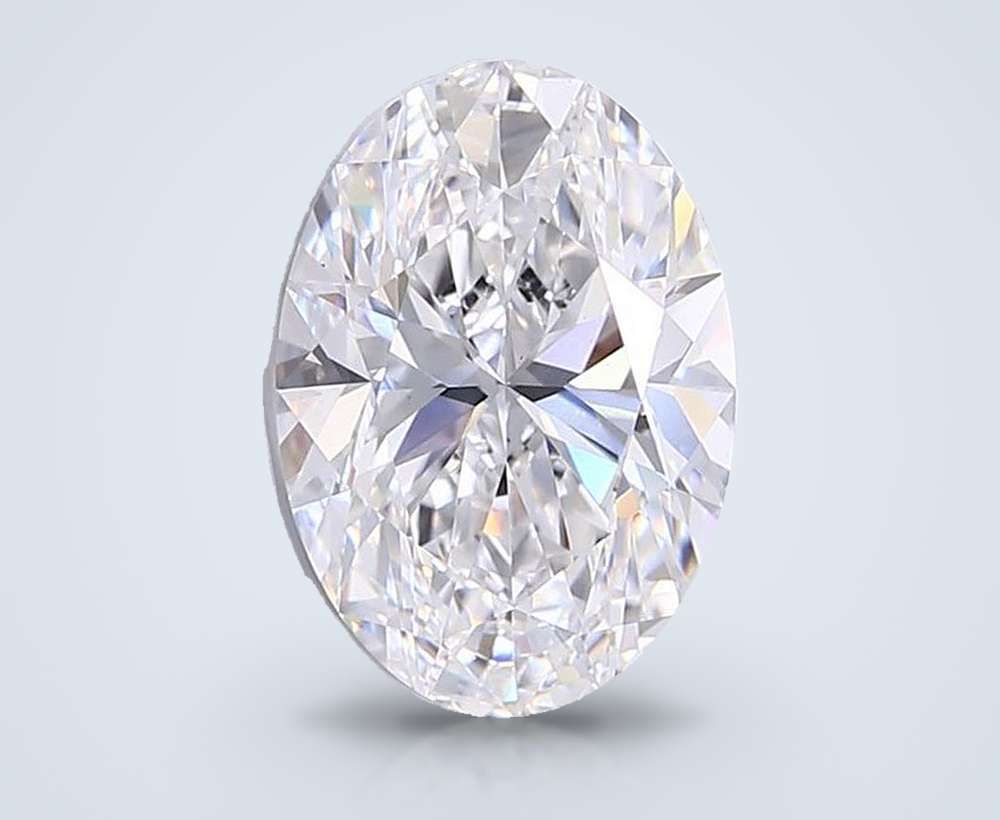 5.01 Carat Oval Lab Diamond