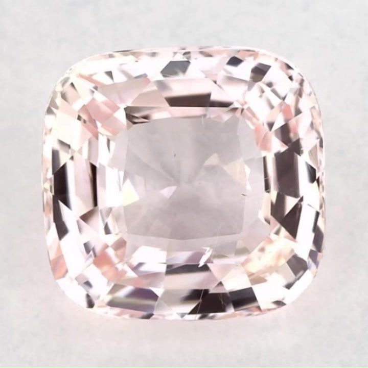 3.03 Carat Pink Cushion Sapphire