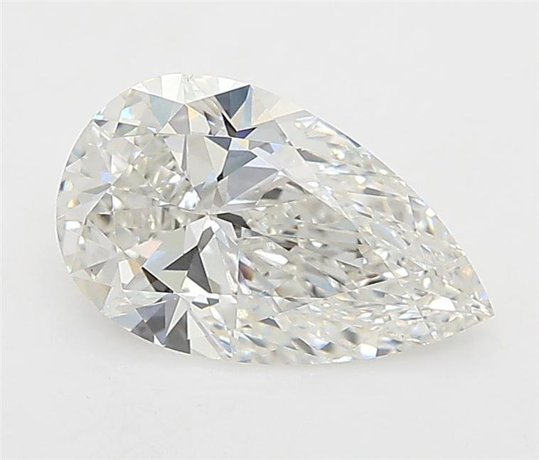 2.17ct F VS1 Rare Carat Ideal Cut Pear Lab Grown Diamond