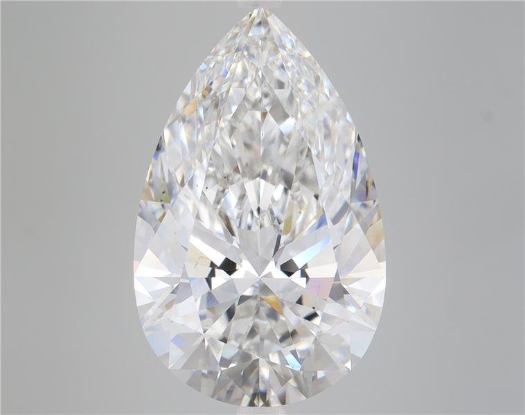 10.14ct F VS2 Rare Carat Ideal Cut Pear Lab Grown Diamond