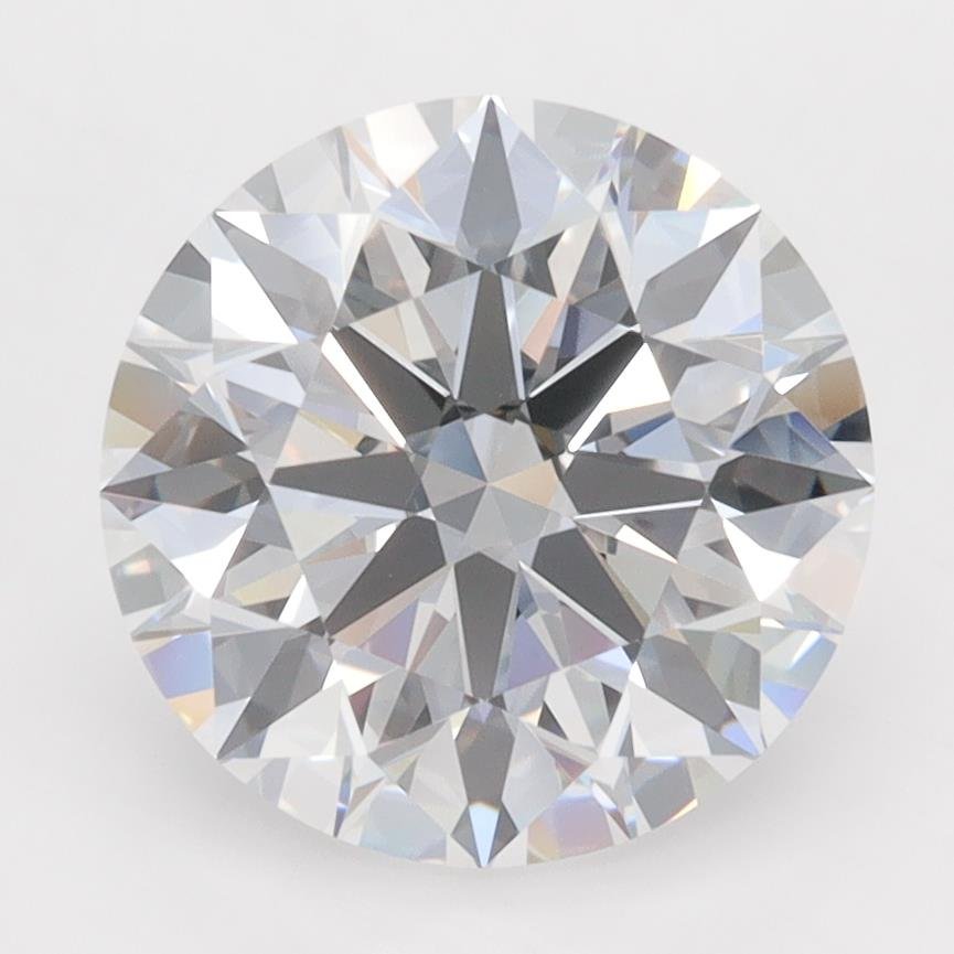3.42ct D VVS1 Rare Carat Ideal Cut Round Lab Grown Diamond