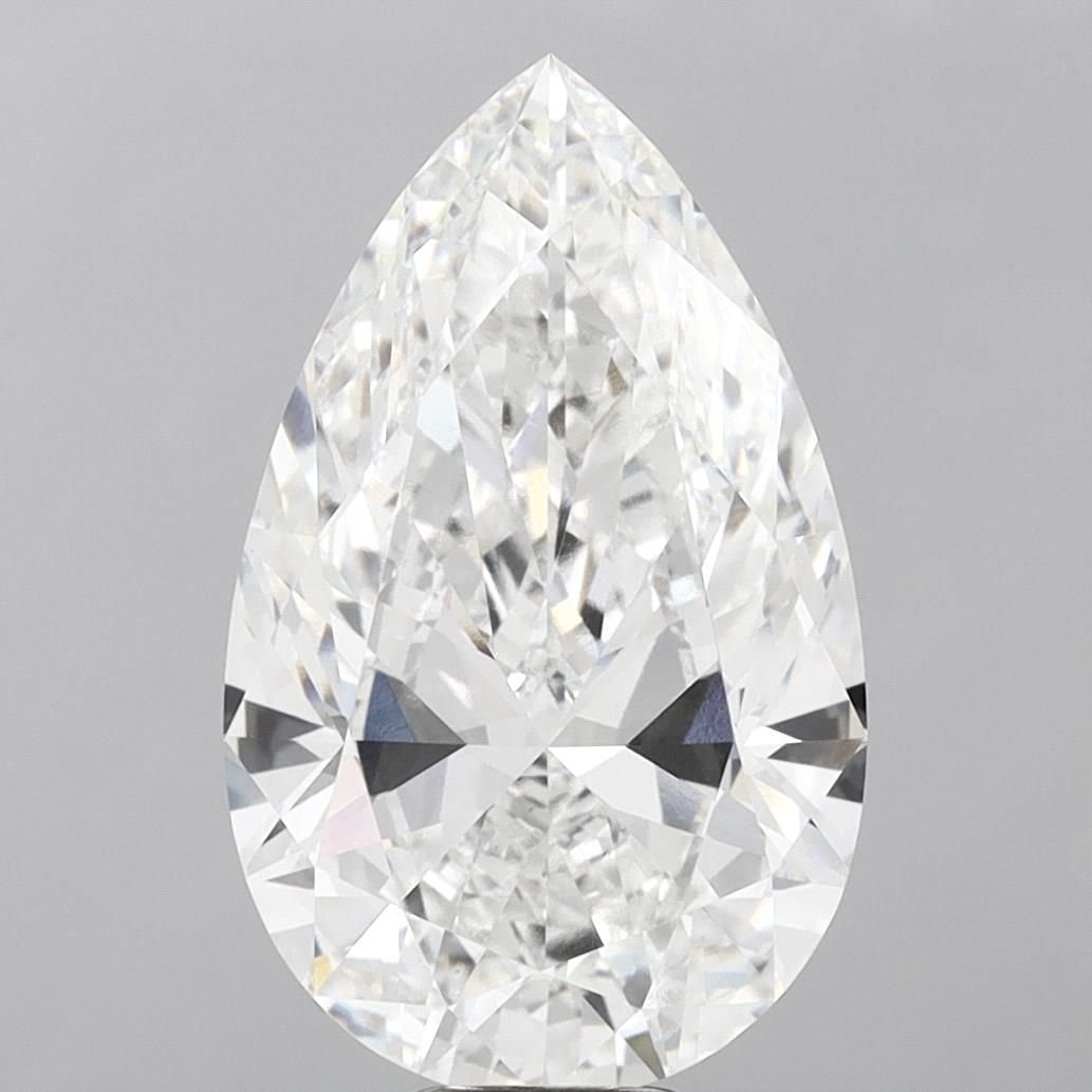 12.03ct E VVS2 Rare Carat Ideal Cut Pear Lab Grown Diamond