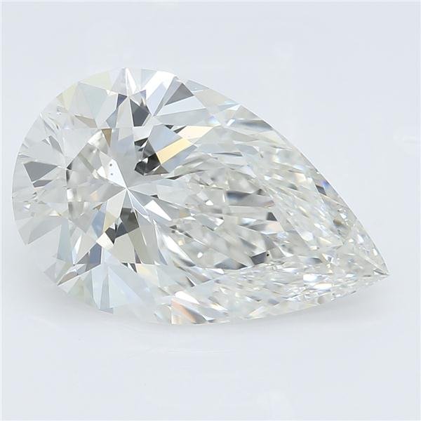 2.38ct H VS1 Rare Carat Ideal Cut Pear Lab Grown Diamond