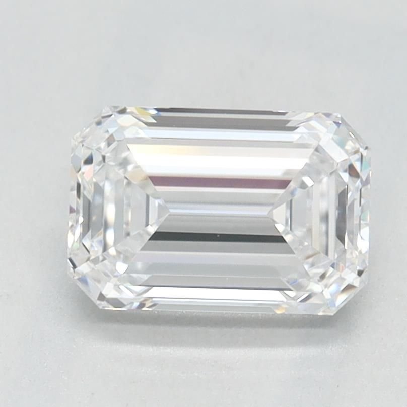 1.09ct D VVS1 Rare Carat Ideal Cut Emerald Lab Grown Diamond