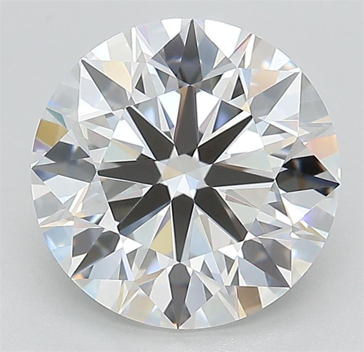 3.42ct E IF Rare Carat Ideal Cut Round Lab Grown Diamond