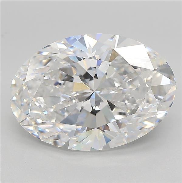 5.02ct E VVS2 Rare Carat Ideal Cut Oval Lab Grown Diamond