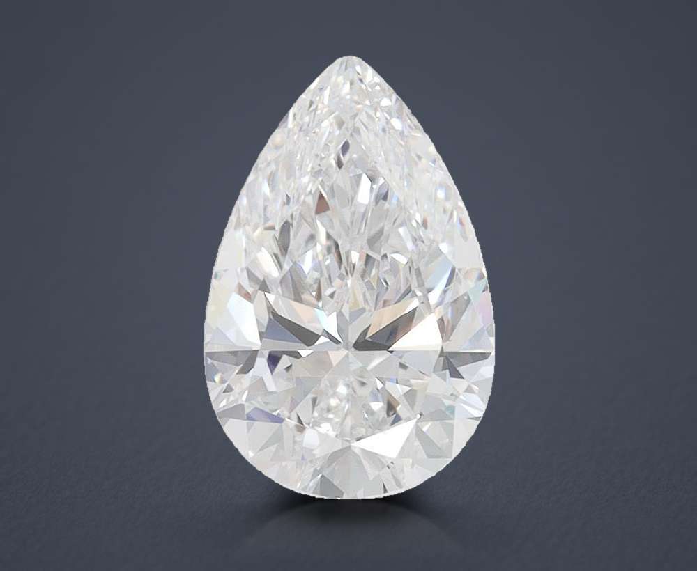 2.00 Carat Pear Lab Diamond