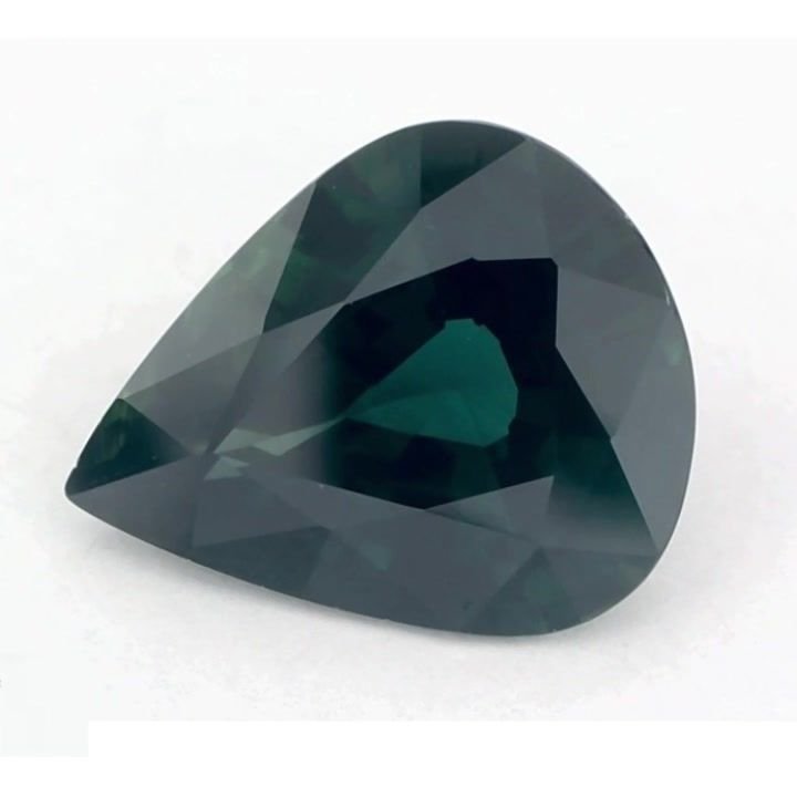 2.08 Carat Green Pear Sapphire