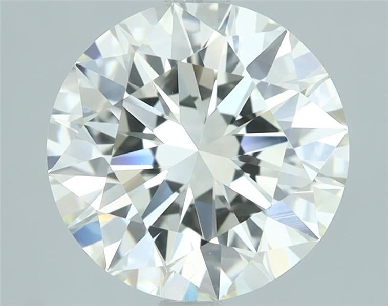 3.08ct J VVS1 Rare Carat Ideal Cut Round Diamond
