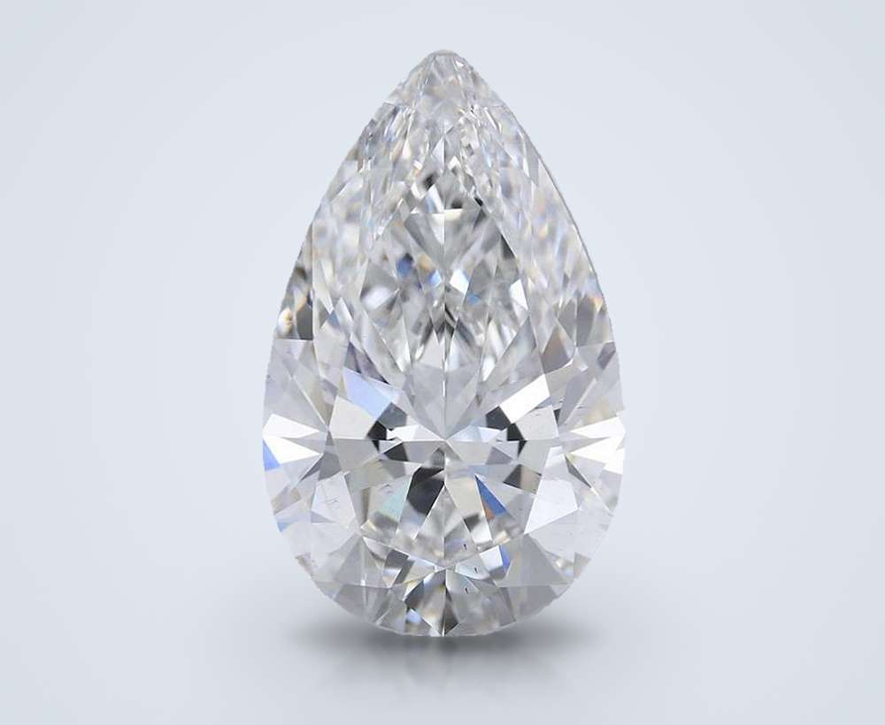 5.74 Carat Pear Lab Diamond