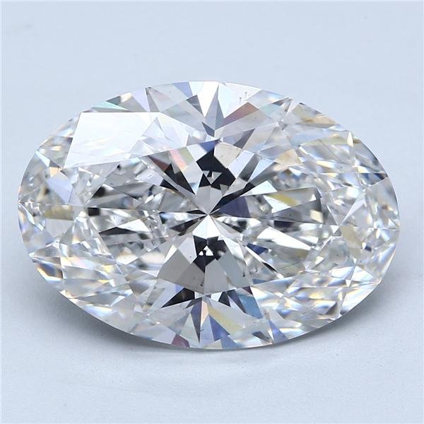 10.75ct F VS2 Rare Carat Ideal Cut Oval Lab Grown Diamond