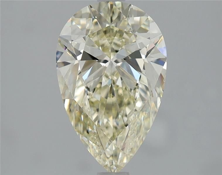 2.01ct K SI1 Rare Carat Ideal Cut Pear Diamond