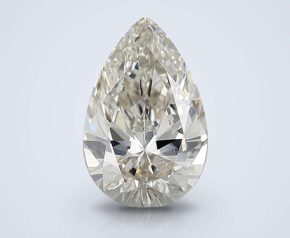 4.54 Carat Pear Lab Diamond