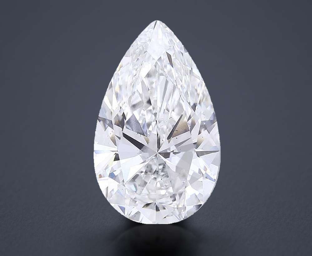 10.00 Carat Pear Lab Diamond