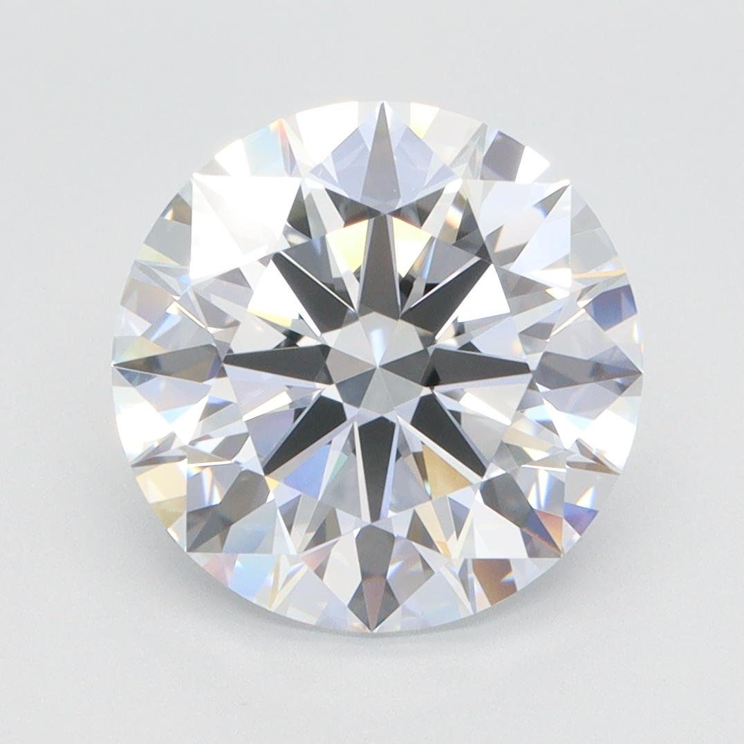 4.13ct F IF Rare Carat Ideal Cut Round Lab Grown Diamond