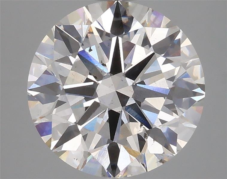 4.02ct H SI1 Excellent Cut Round Lab Grown Diamond