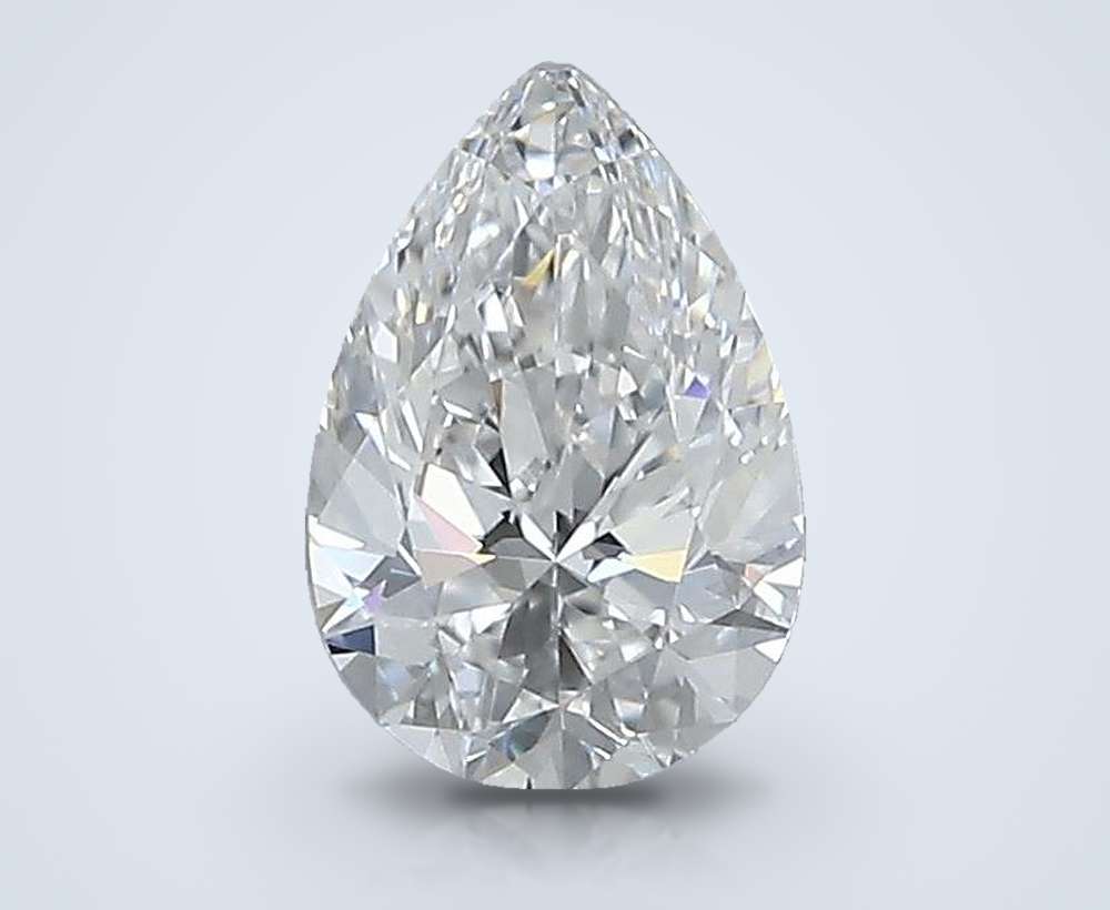 0.50 Carat Pear Natural Diamond