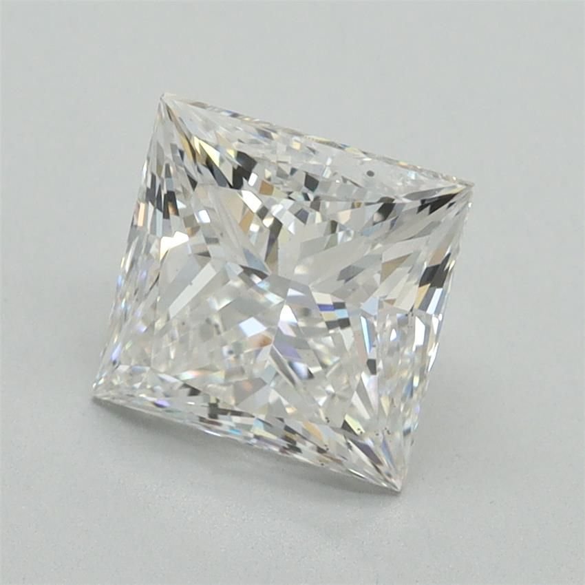 2.03ct E VS2 Rare Carat Ideal Cut Princess Lab Grown Diamond