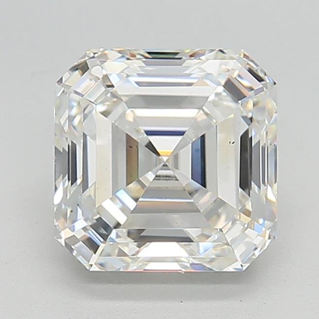 3.08ct G VS2 Rare Carat Ideal Cut Asscher Lab Grown Diamond