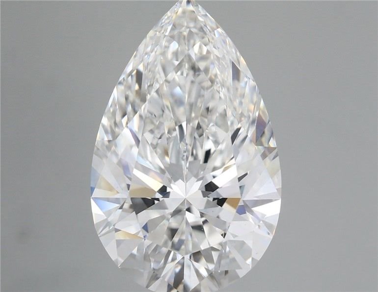 7.04 Carat Pear Lab Diamond