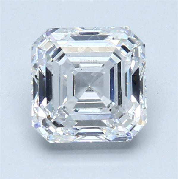 1.55ct D VS2 Rare Carat Ideal Cut Asscher Diamond