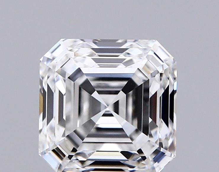 2.57ct E VVS2 Rare Carat Ideal Cut Asscher Lab Grown Diamond