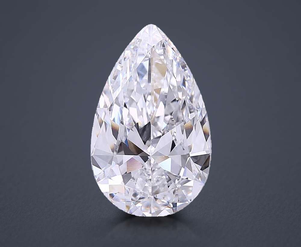 5.22 Carat Pear Lab Diamond
