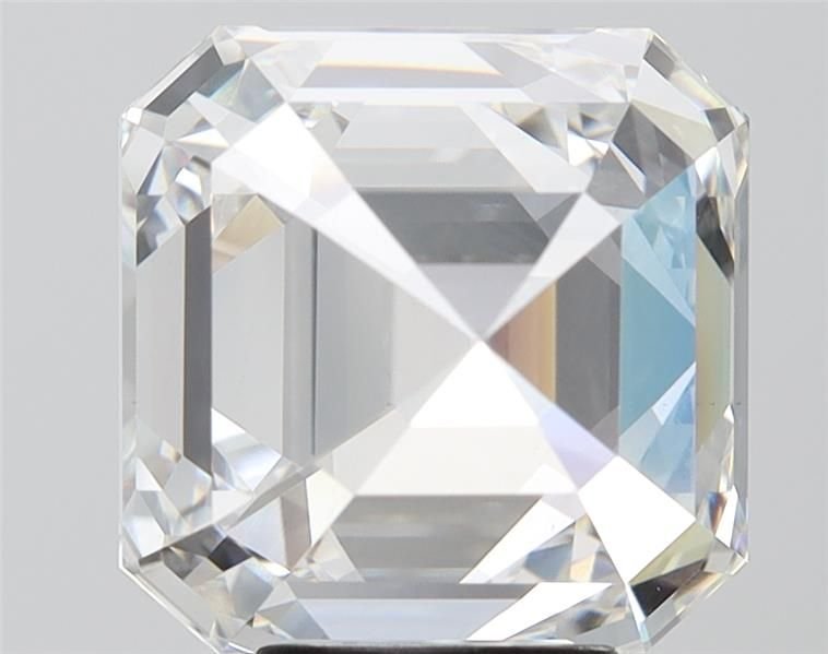 6.11ct F VVS2 Rare Carat Ideal Cut Asscher Lab Grown Diamond