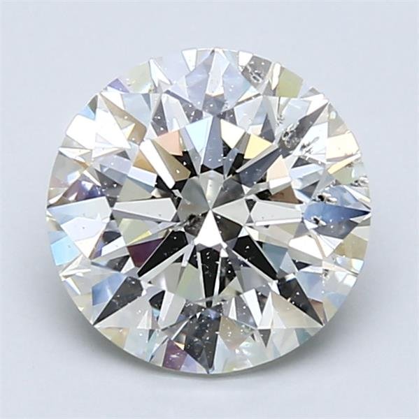 2.13ct J SI2 Rare Carat Ideal Cut Round Diamond