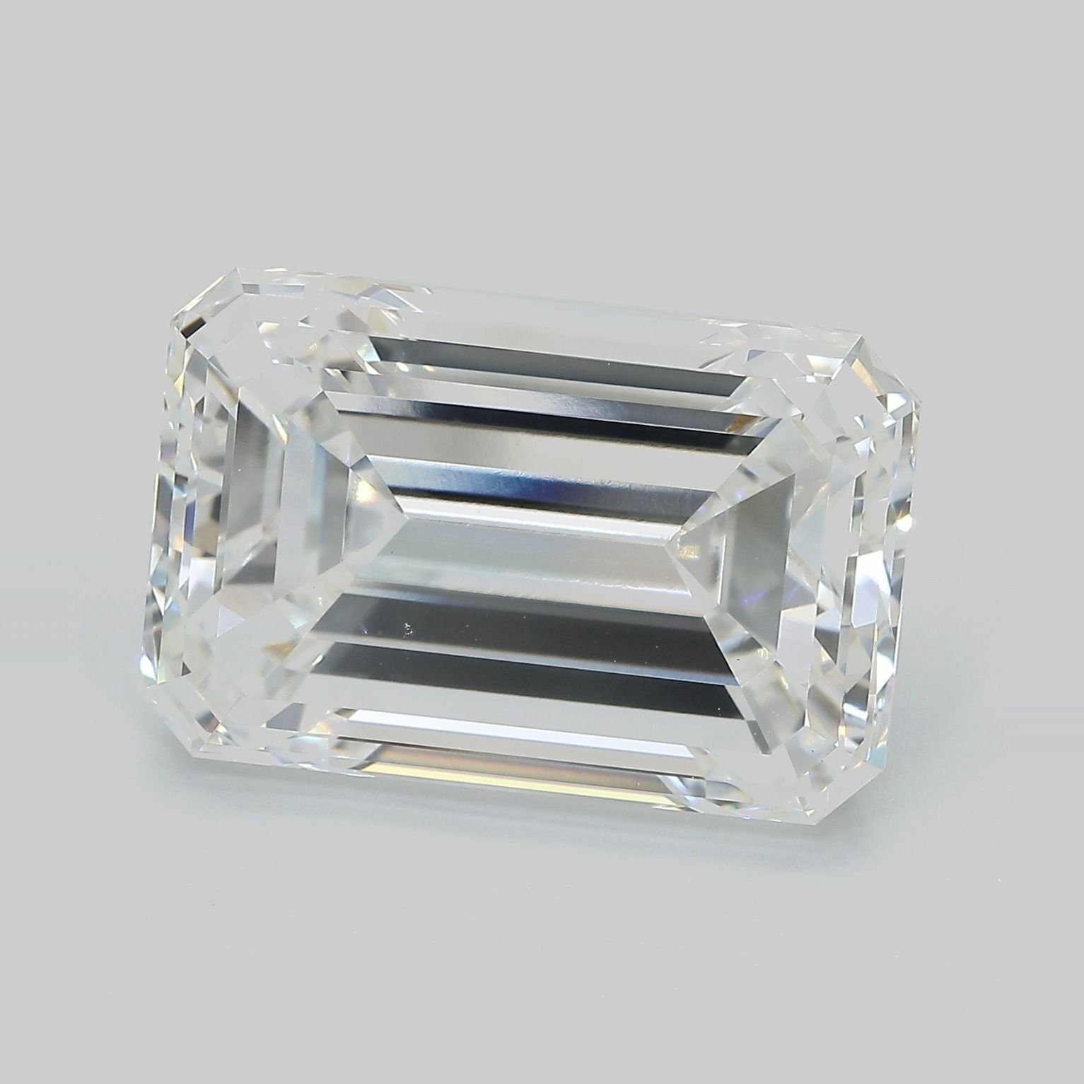 16.13ct F VVS2 Excellent Cut Emerald Lab Grown Diamond