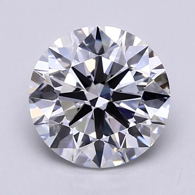 2.83ct D VS1 Rare Carat Ideal Cut Round Lab Grown Diamond