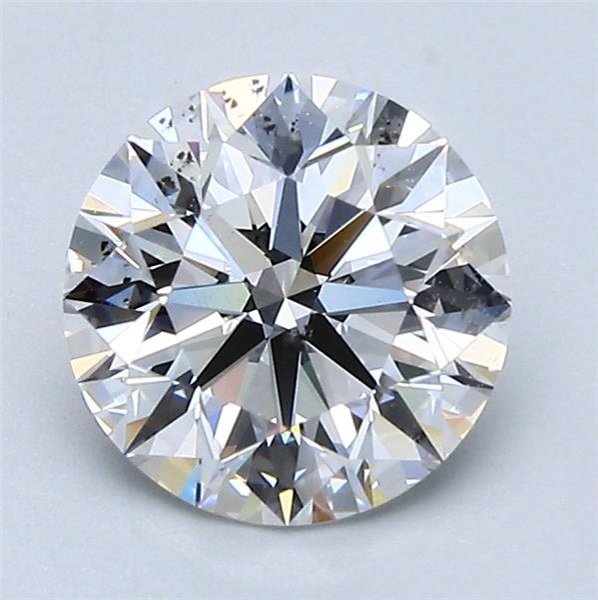 1.61ct H SI1 Rare Carat Ideal Cut Round Diamond