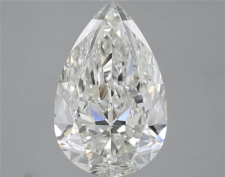 4.02ct G SI2 Rare Carat Ideal Cut Pear Diamond
