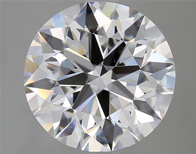 4.13ct E VVS2 Rare Carat Ideal Cut Round Diamond