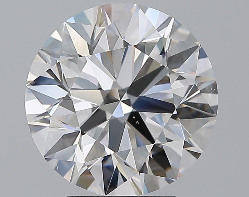 4.01ct D VS2 Rare Carat Ideal Cut Round Diamond