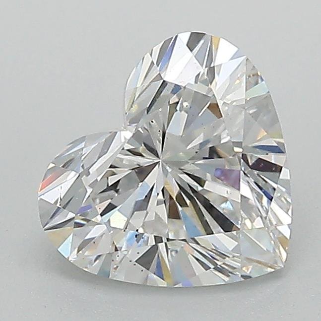 1.36ct F VS2 Rare Carat Ideal Cut Heart Lab Grown Diamond