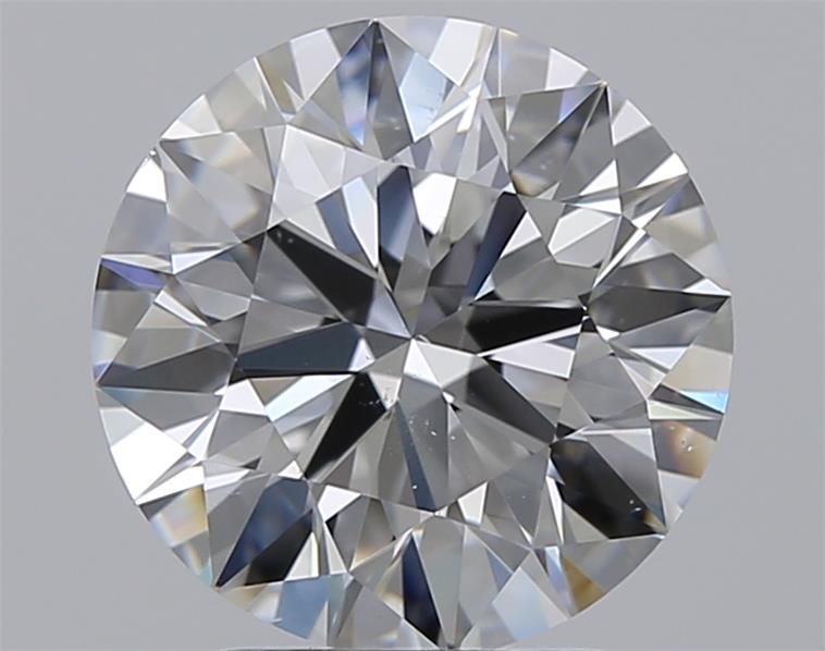 2.60ct E VS2 Rare Carat Ideal Cut Round Diamond