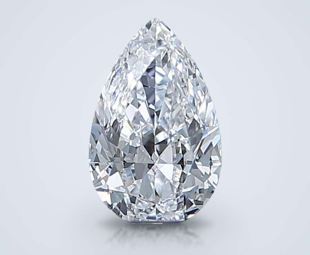 0.51 Carat Pear Natural Diamond
