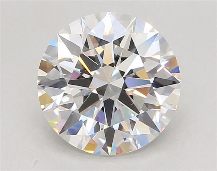 3.04ct E VVS2 Rare Carat Ideal Cut Round Lab Grown Diamond
